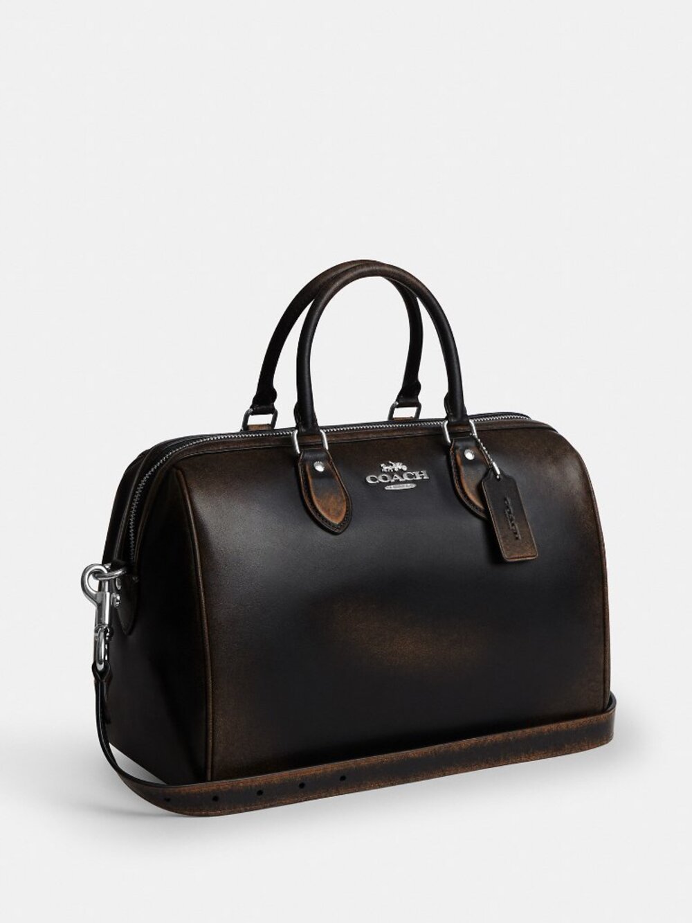 Coach Rowan Large Satchel Bag In Loved Leather
